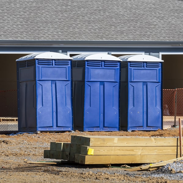 what is the maximum capacity for a single porta potty in Dulles